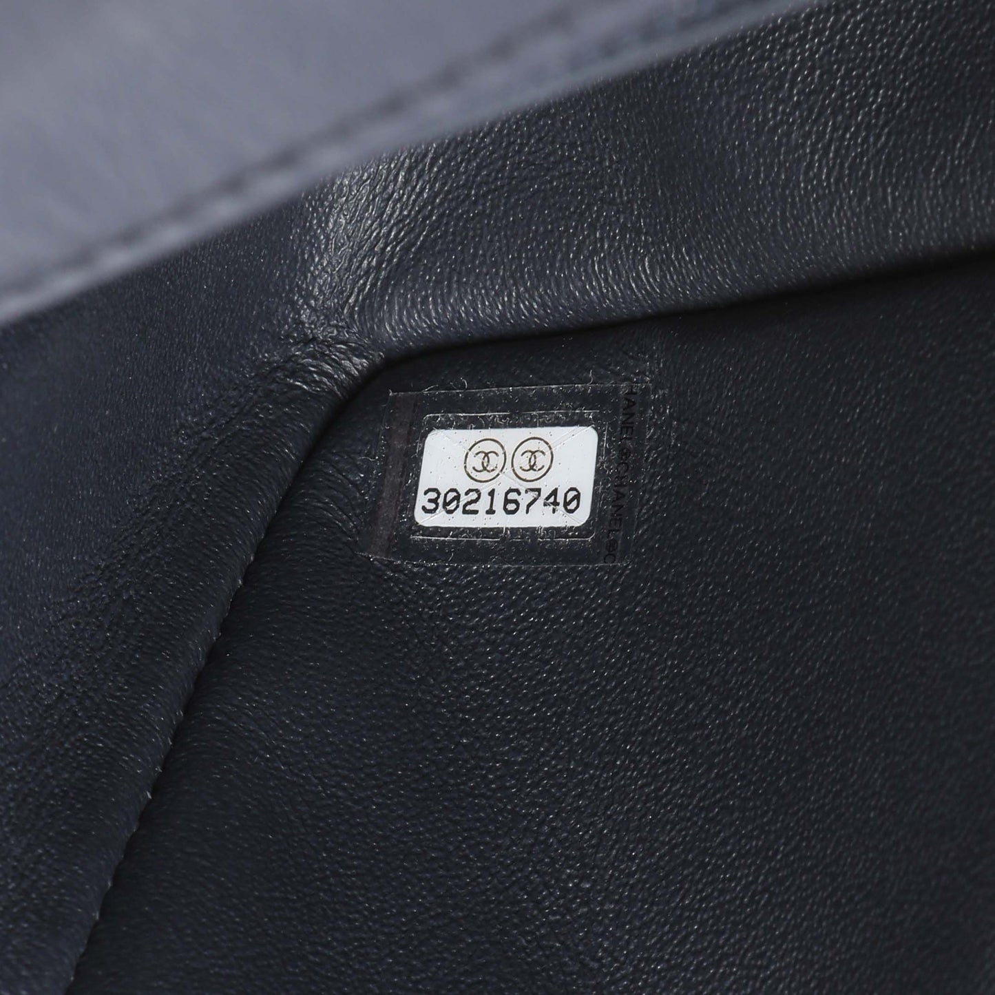Exclusive Chanel Navy Aged Calfskin Quilted 2.55 Reissue Mini Flap — Lifestyle View