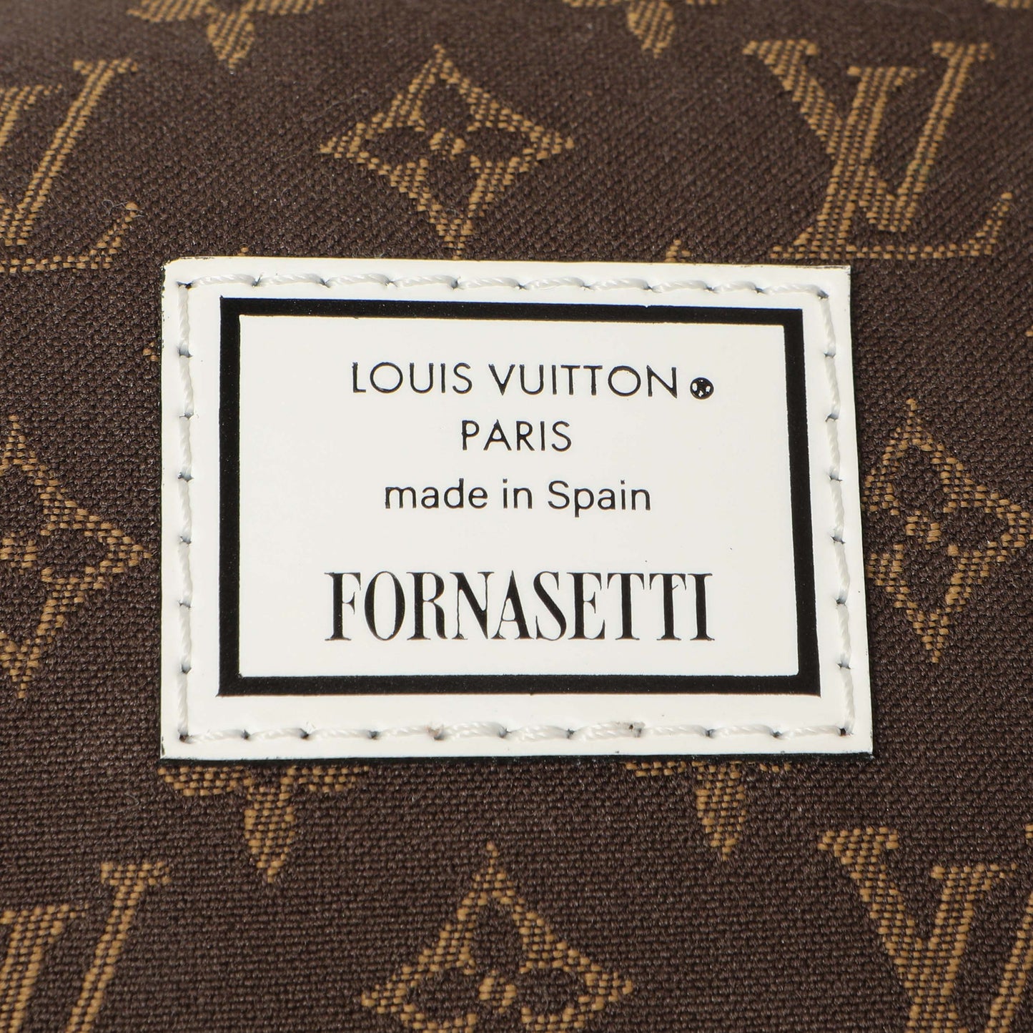 Exclusive Louis Vuitton X Fornasetti Calfskin Architettura Petit Sac Plat — Detail View