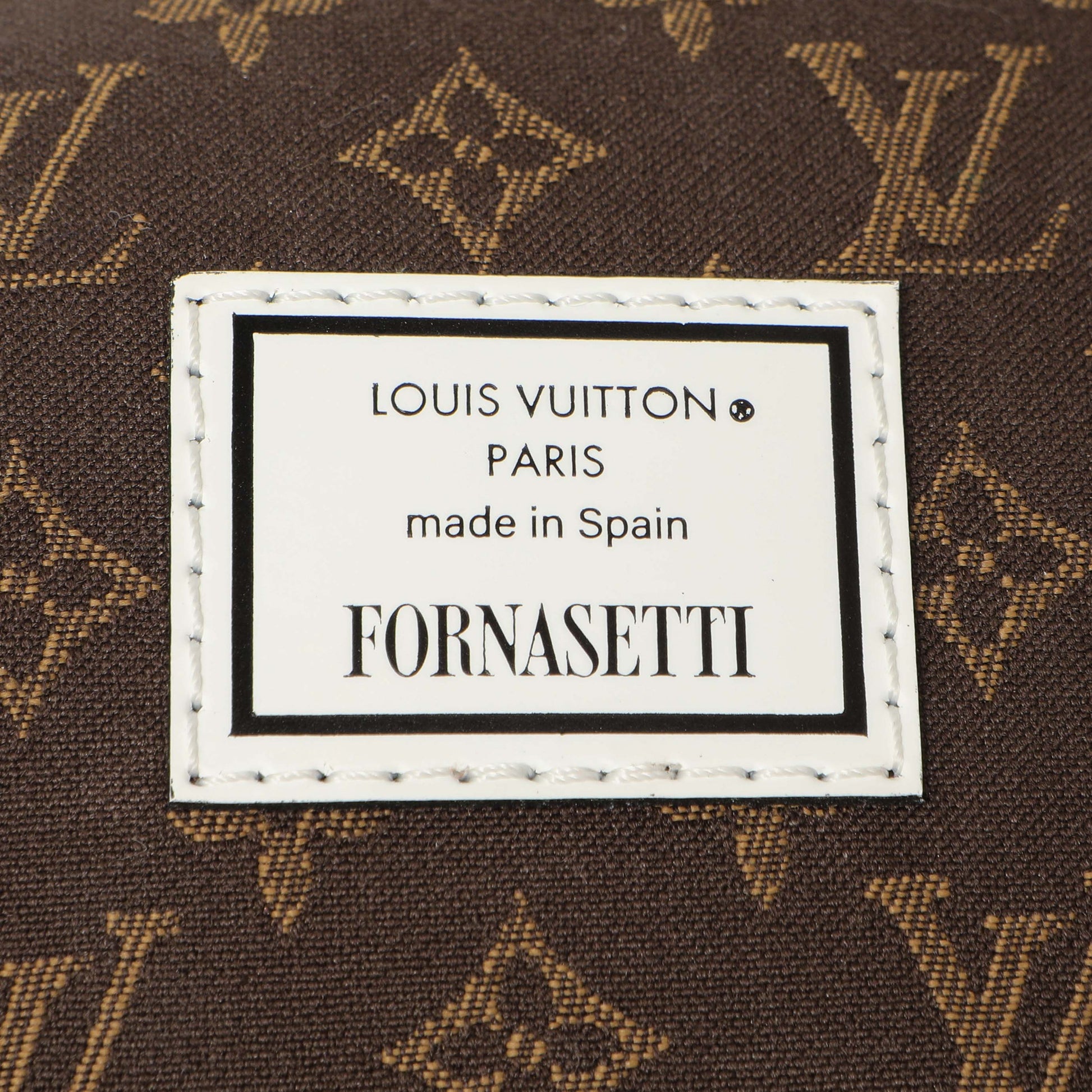 Exclusive Louis Vuitton X Fornasetti Calfskin Architettura Petit Sac Plat — Detail View