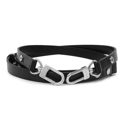Exclusive Louis Vuitton Black Calfskin NeoNoe Long Strap — Front View