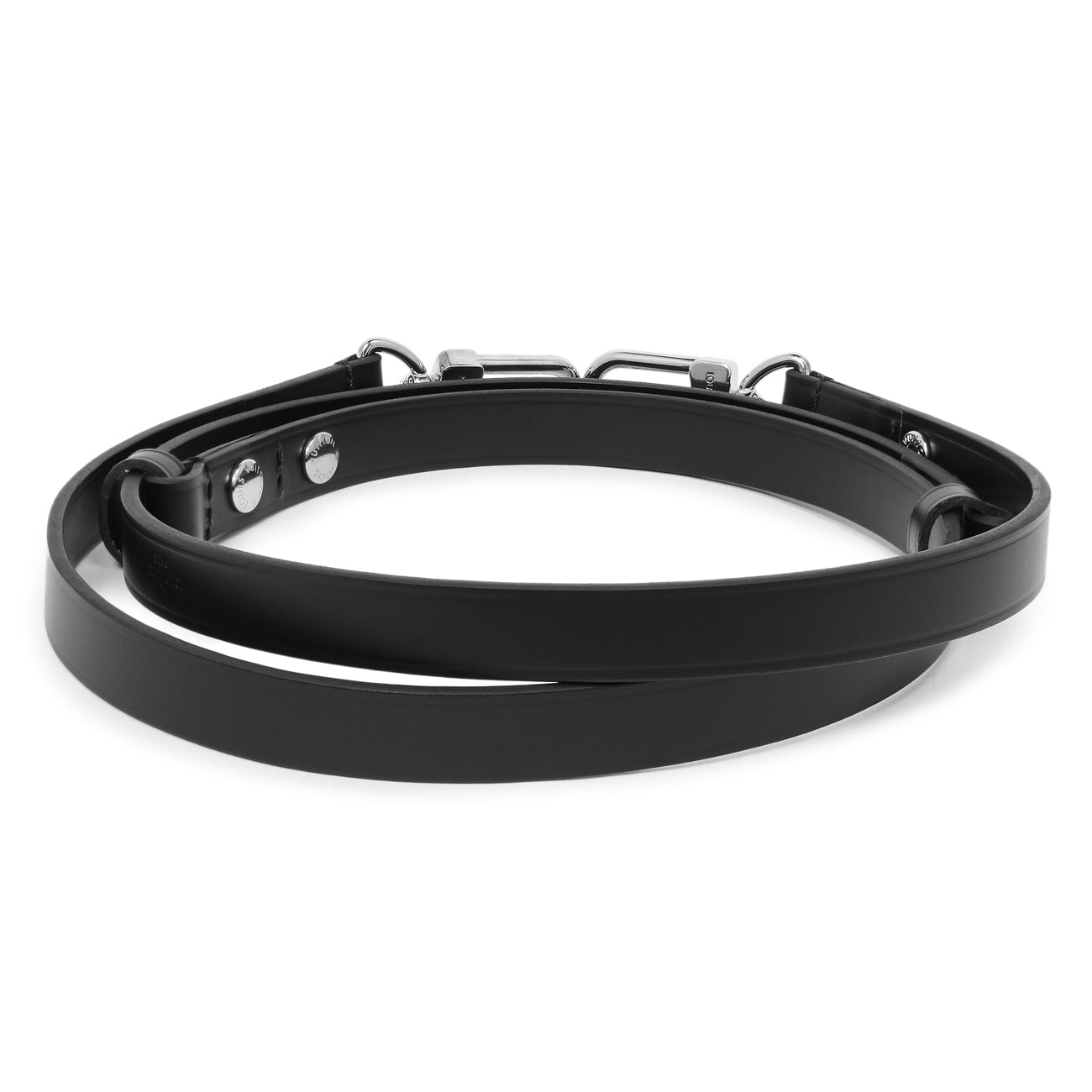 Exclusive Louis Vuitton Black Calfskin NeoNoe Long Strap — Side View