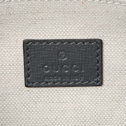Exclusive Gucci Grey Calfskin Large Horsebit 1955 Shoulder Bag — Detail View