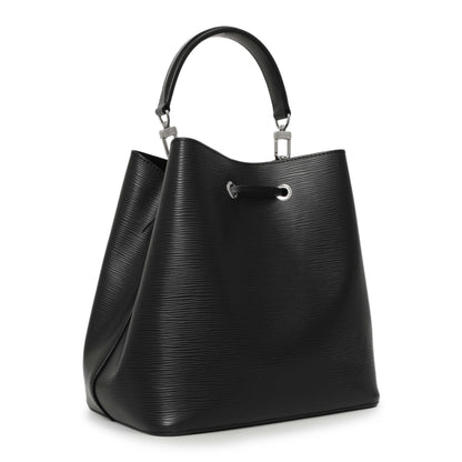 Exclusive Louis Vuitton Black Epi NeoNoe — Side View
