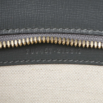 Exclusive Gucci Grey Calfskin Large Horsebit 1955 Shoulder Bag — Lifestyle View