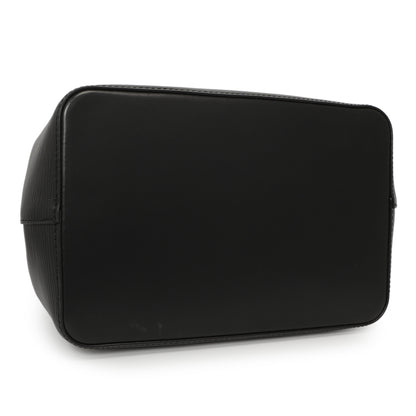 Exclusive Louis Vuitton Black Epi NeoNoe — Back View
