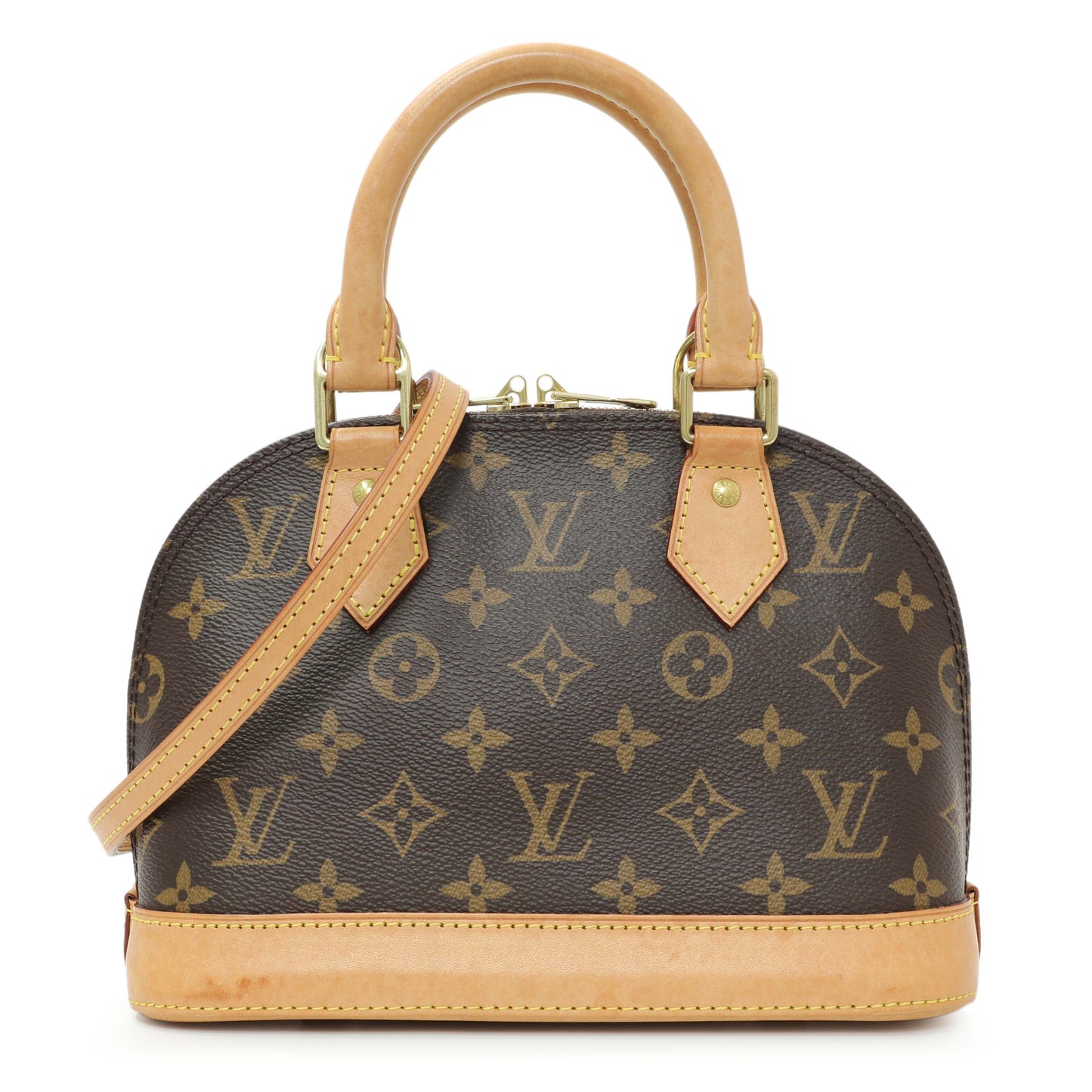 Exclusive Louis Vuitton Monogram Alma BB — Front View