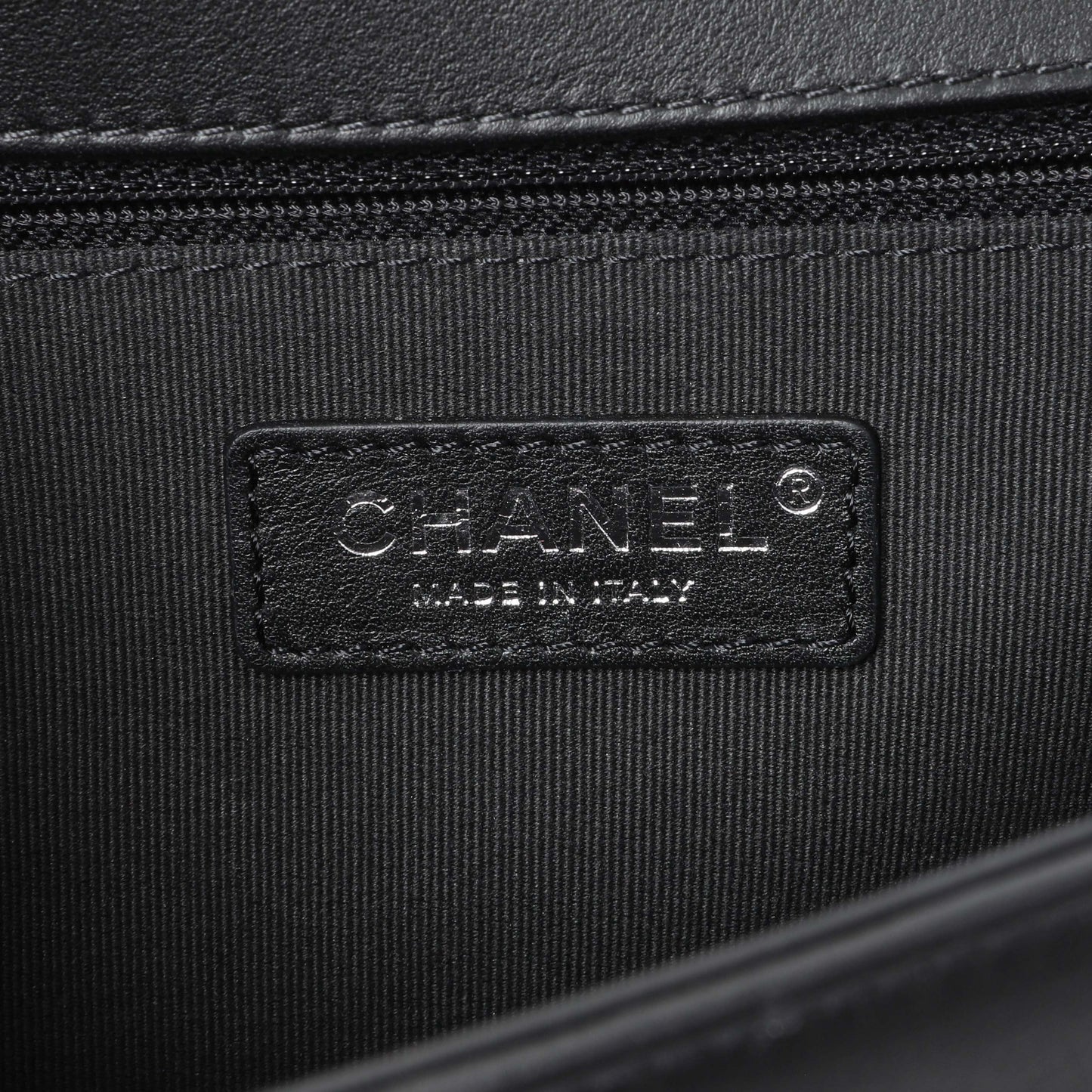 Exclusive Chanel Black Quilted Calfskin New Medium Boy Flap — Alternate View 9