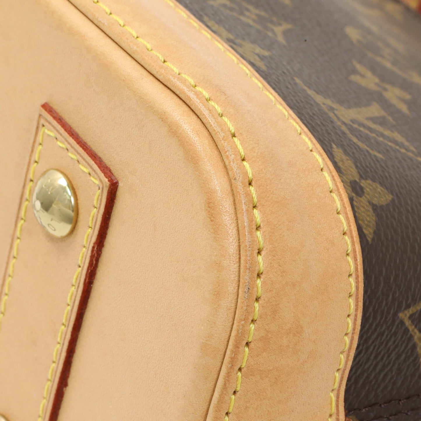 Exclusive Louis Vuitton Monogram Alma BB — Detail View