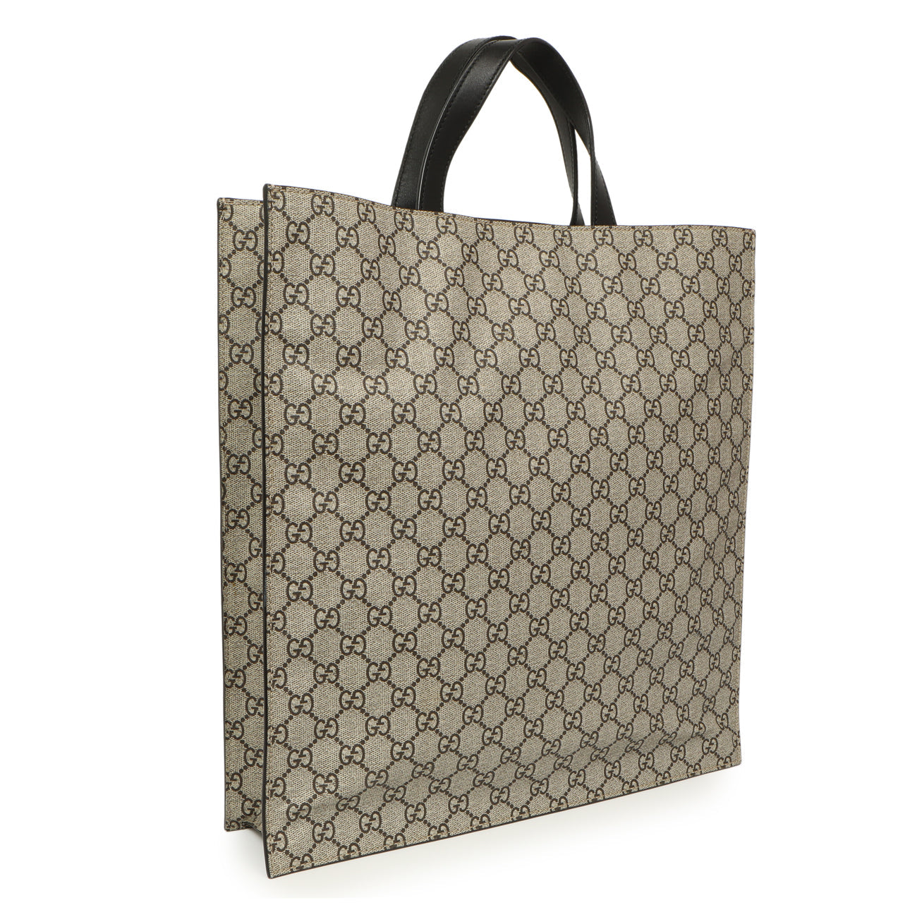 Exclusive Gucci Soft GG Supreme Monogram Blind For Love Vertical Tote — Side View