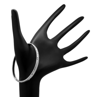Exclusive Platinum Bangle — Back View
