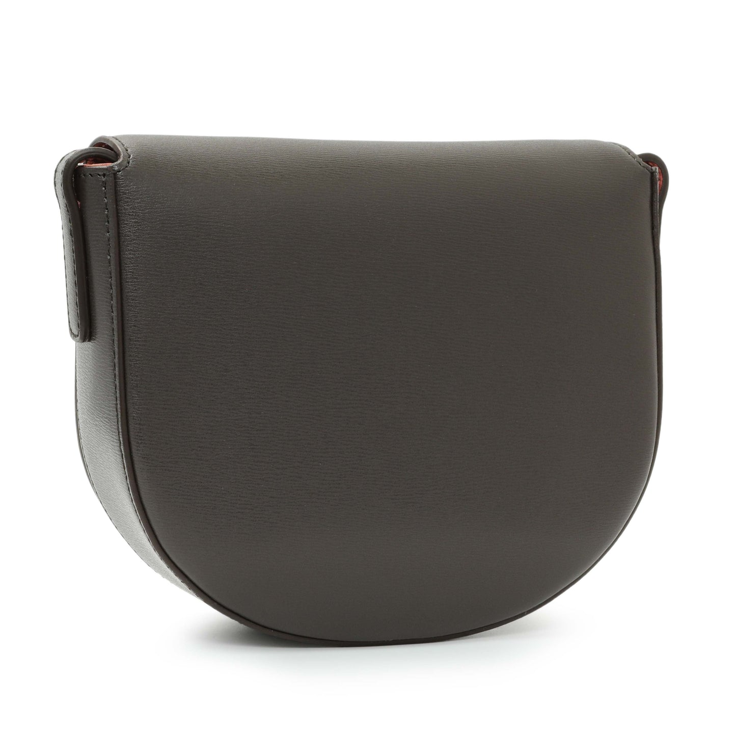 Exclusive Salvatore Ferragamo Brown Calfskin Gancini Crossbody — Back View