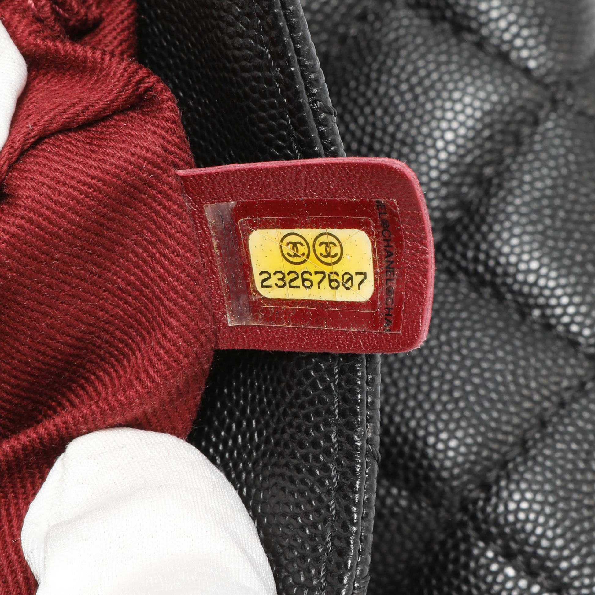 Exclusive Chanel Black Quilted Caviar Small Coco Handle — Alternate View 10