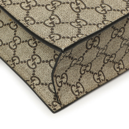 Exclusive Gucci Soft GG Supreme Monogram Blind For Love Vertical Tote — Top View