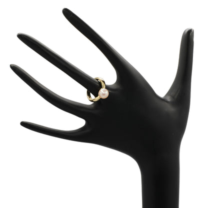 Exclusive 18K Yellow Gold Akoya Pearl Ring — 5 — Back View