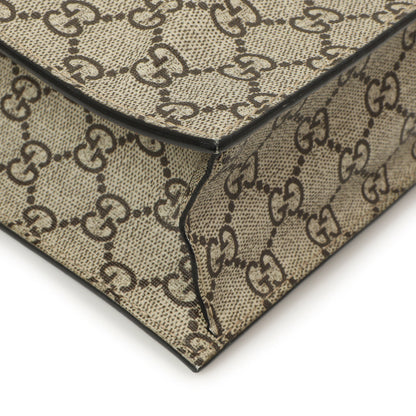 Exclusive Gucci Soft GG Supreme Monogram Blind For Love Vertical Tote — Lifestyle View
