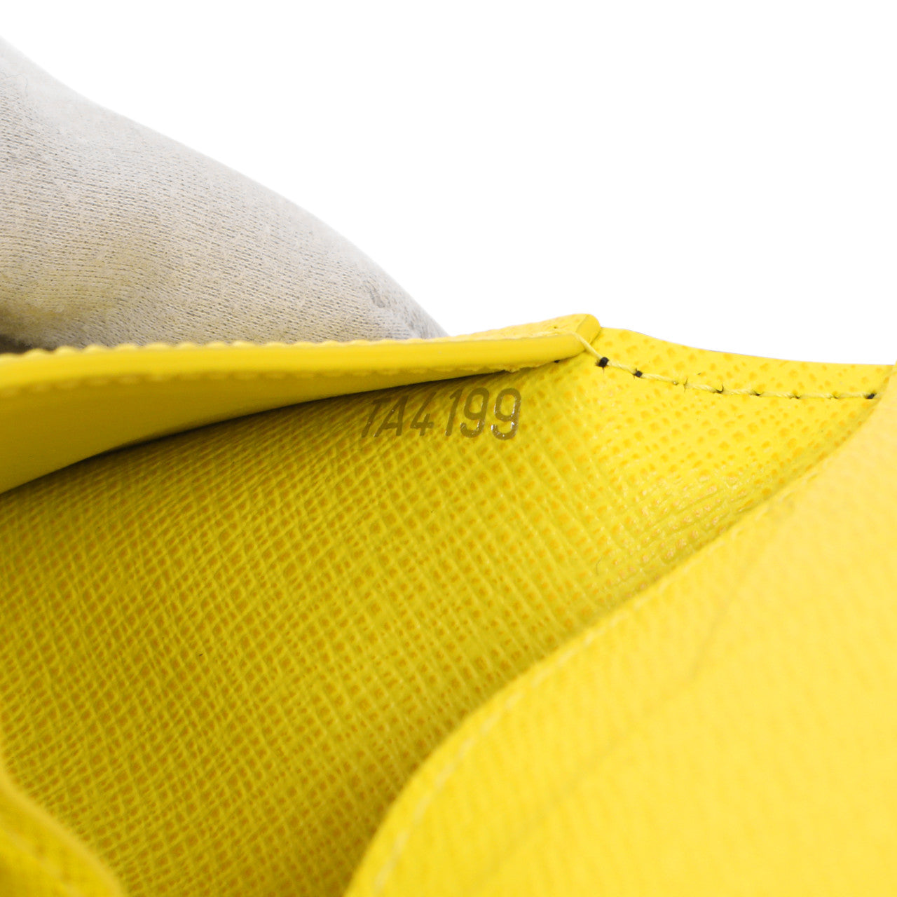 Exclusive Louis Vuitton Damier Graphite Yellow Logo Pocket Organizer — Lifestyle View