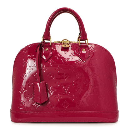 Exclusive Louis Vuitton Rose Indien Vernis Alma PM — Front View