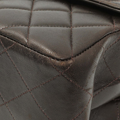 Exclusive Chanel Brown Quilted Lambskin Vintage Double Sided Flap — Alternate View 7