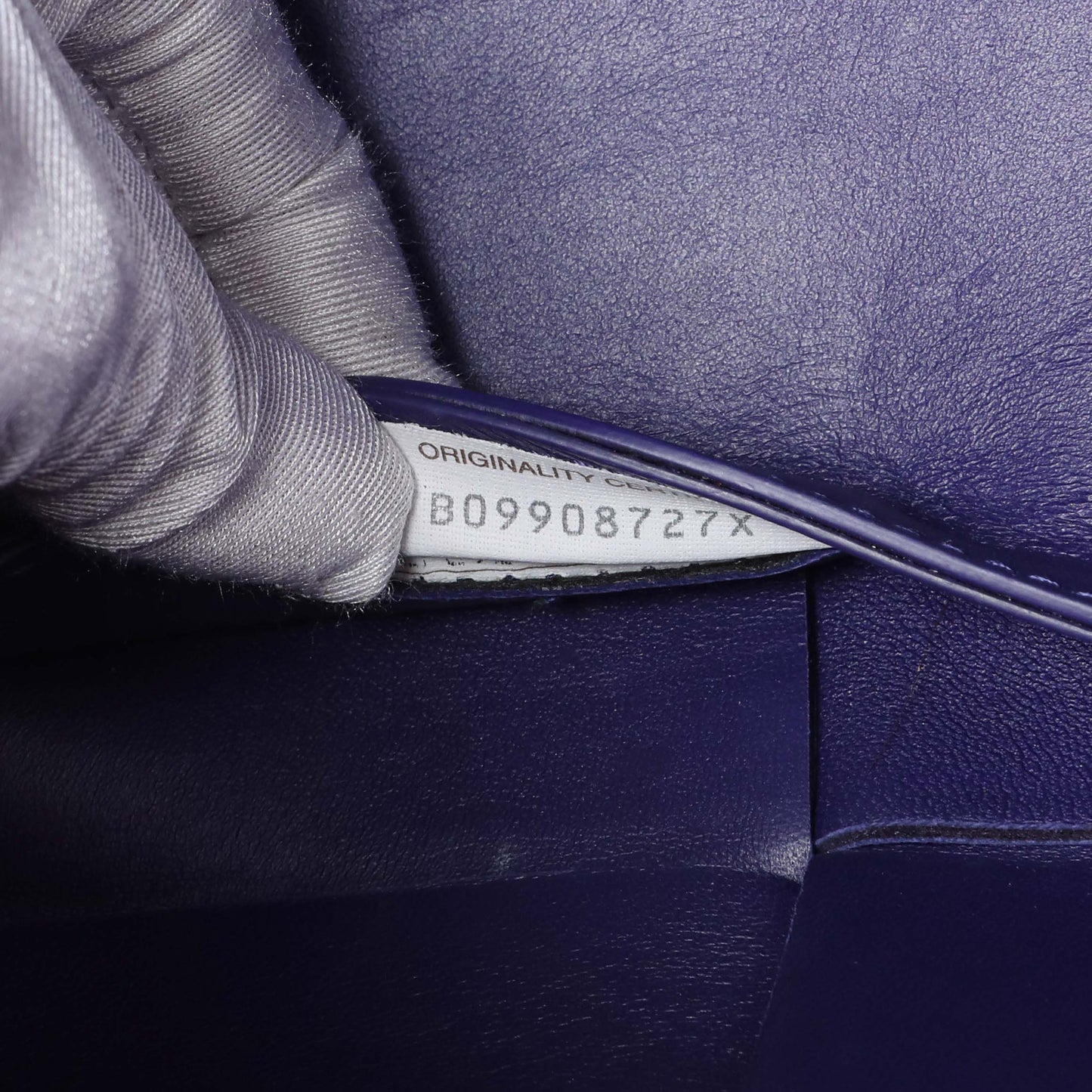 Exclusive Bottega Veneta Purple Calfskin Maxi Intrecciato Small Arco Tote — Alternate View 11