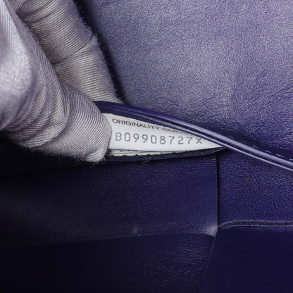 Exclusive Bottega Veneta Purple Calfskin Maxi Intrecciato Small Arco Tote — Alternate View 11