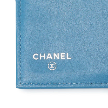 Exclusive Chanel Blue Quilted Caviar Large Flap Wallet — Alternate View 12