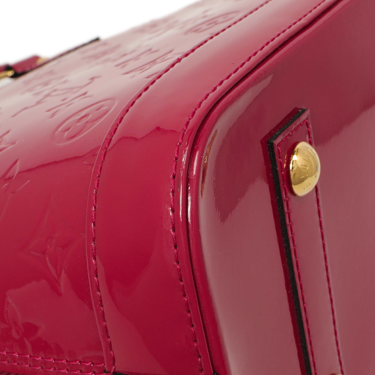 Exclusive Louis Vuitton Rose Indien Vernis Alma PM — Lifestyle View