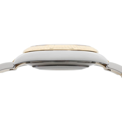 Exclusive Rolex 18K Yellow Gold Stainless Steel Diamond Datejust 41 126333 — Back View