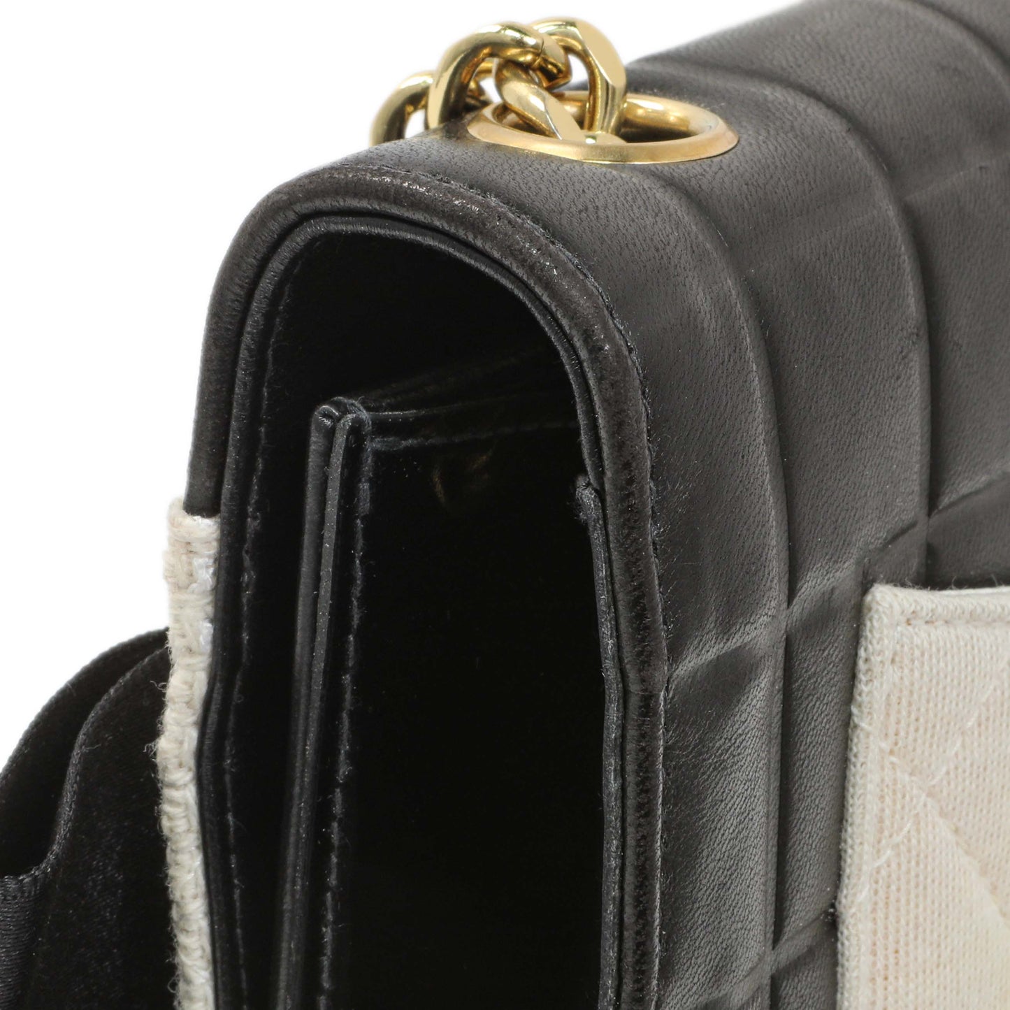 Exclusive Chanel Tweed Lambskin Camellia Pearl Chain Flap — Alternate View 8
