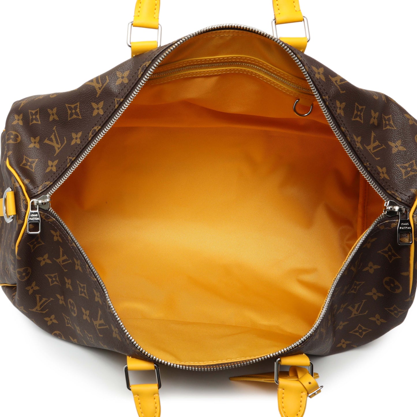 Exclusive Louis Vuitton Monogram Macassar Keepall Bandouliere 50 — Top View