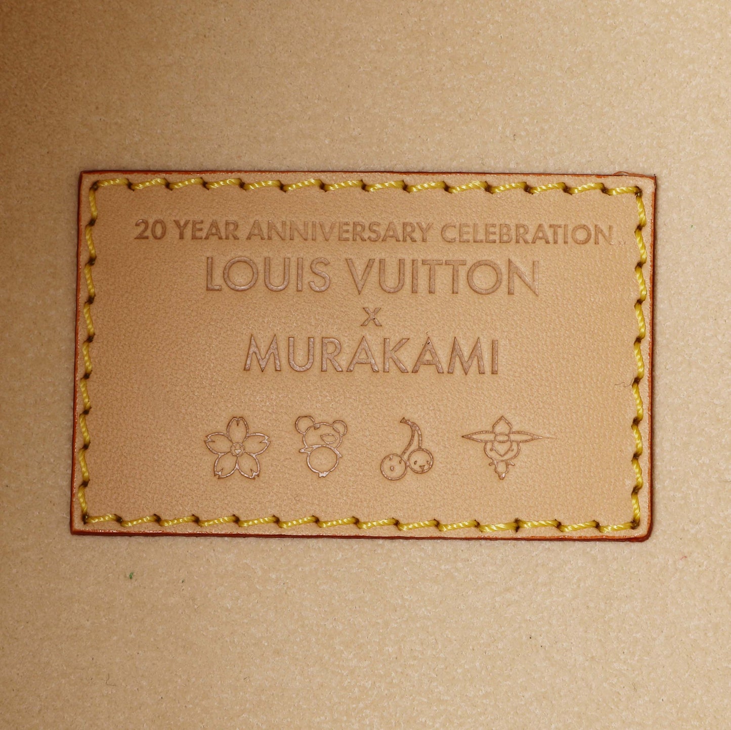 Exclusive Louis Vuitton X Takashi Murakami White Monogram Multicolor All BB — Detail View