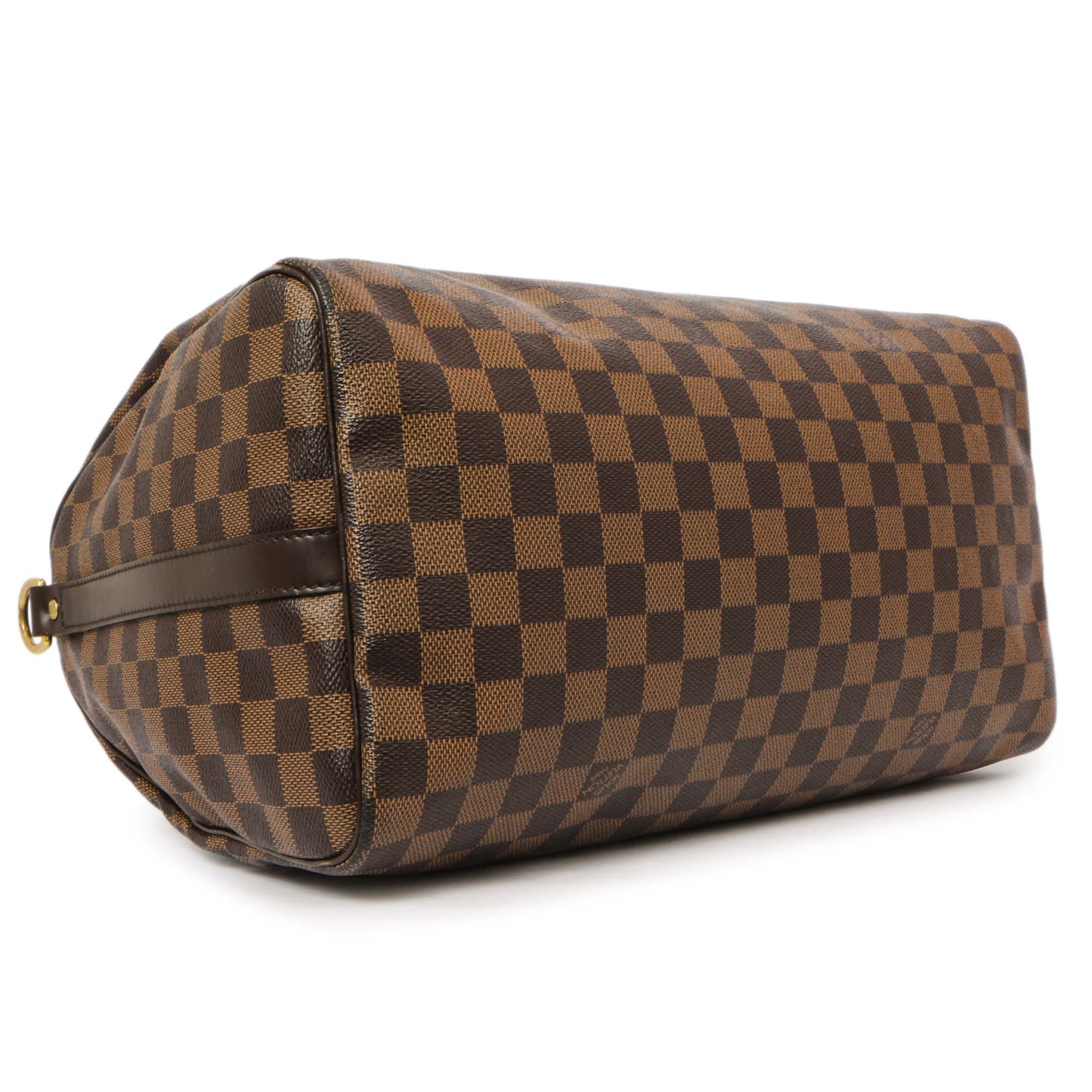 Exclusive Louis Vuitton Damier Ebene Speedy Bandouliere 35 — Back View