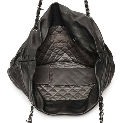 Exclusive Chanel Black Lambskin Timeless Sharpei Tote — Alternate View 8