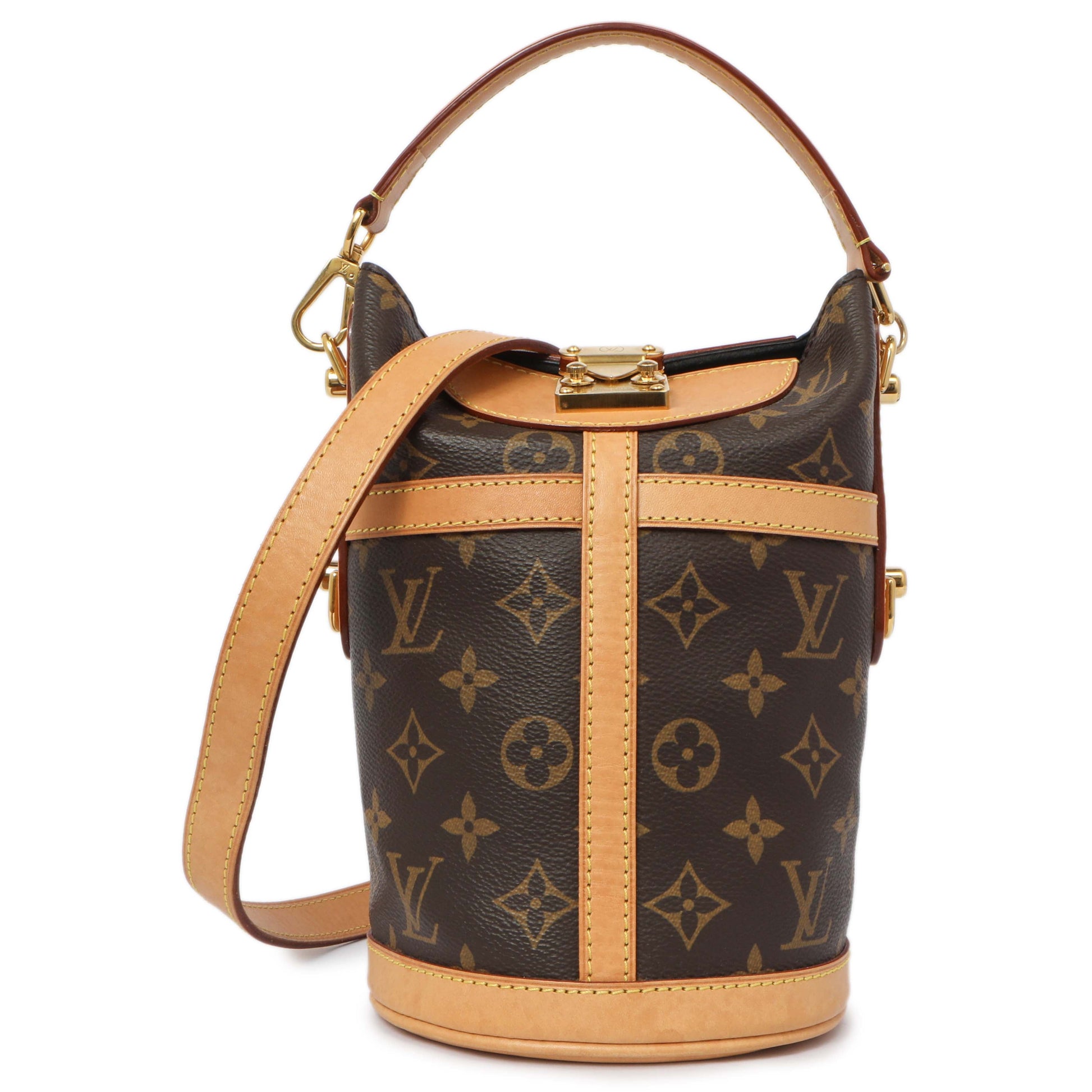 Exclusive Louis Vuitton Monogram Duffle Bag — Front View