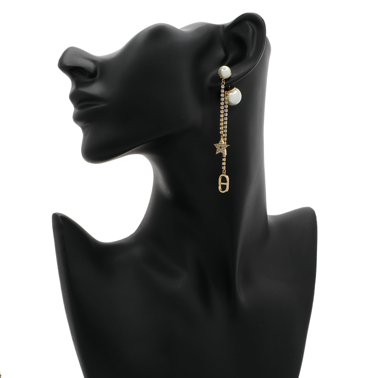 Exclusive Christian Dior Tribales Drop Earrings — Back View