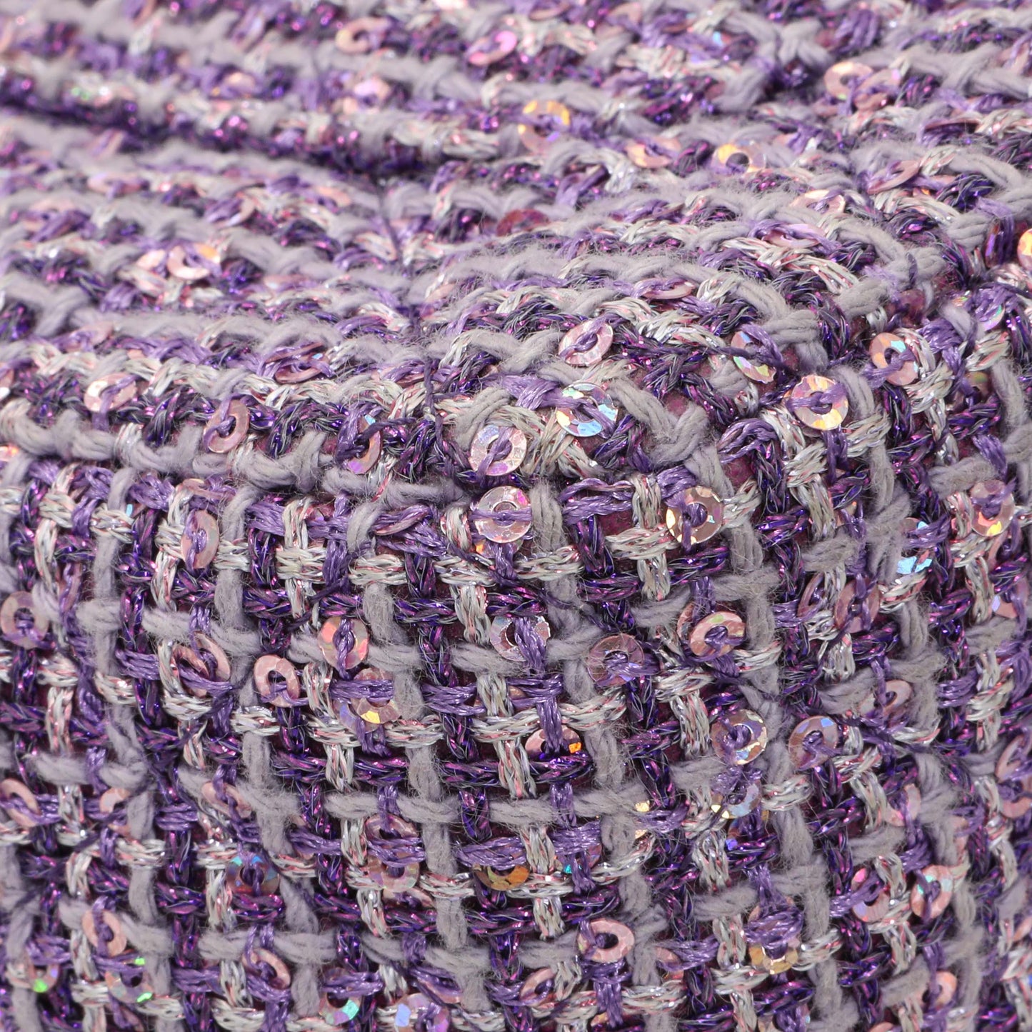 Exclusive Chanel Purple Tweed Sequin Mini Rectangular Flap — Lifestyle View