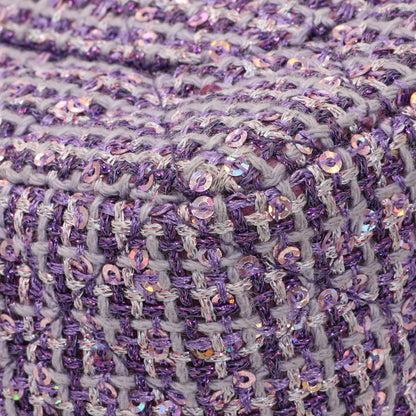Exclusive Chanel Purple Tweed Sequin Mini Rectangular Flap — Lifestyle View