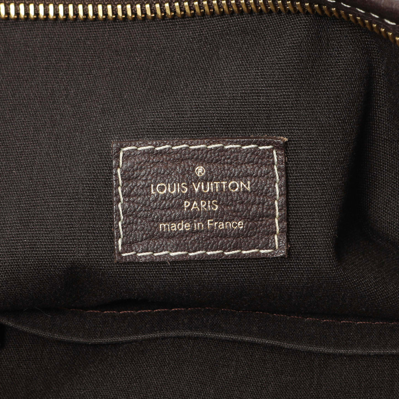 Exclusive Louis Vuitton Ebene Mini Lin Besace Angele — Detail View