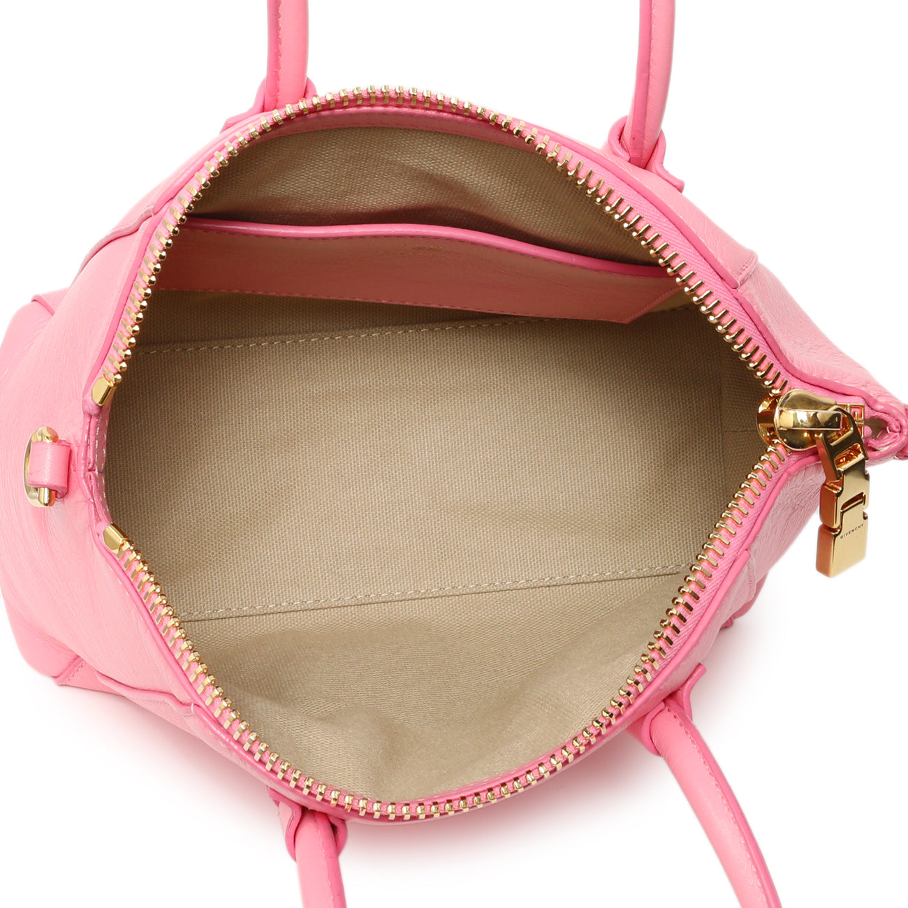 Exclusive Givenchy Pink Calfskin Mini Sport Antigona — Top View