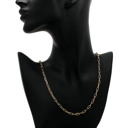 Exclusive Cartier 18K Yellow Gold Santos de Cartier Chain Necklace SM — Top View
