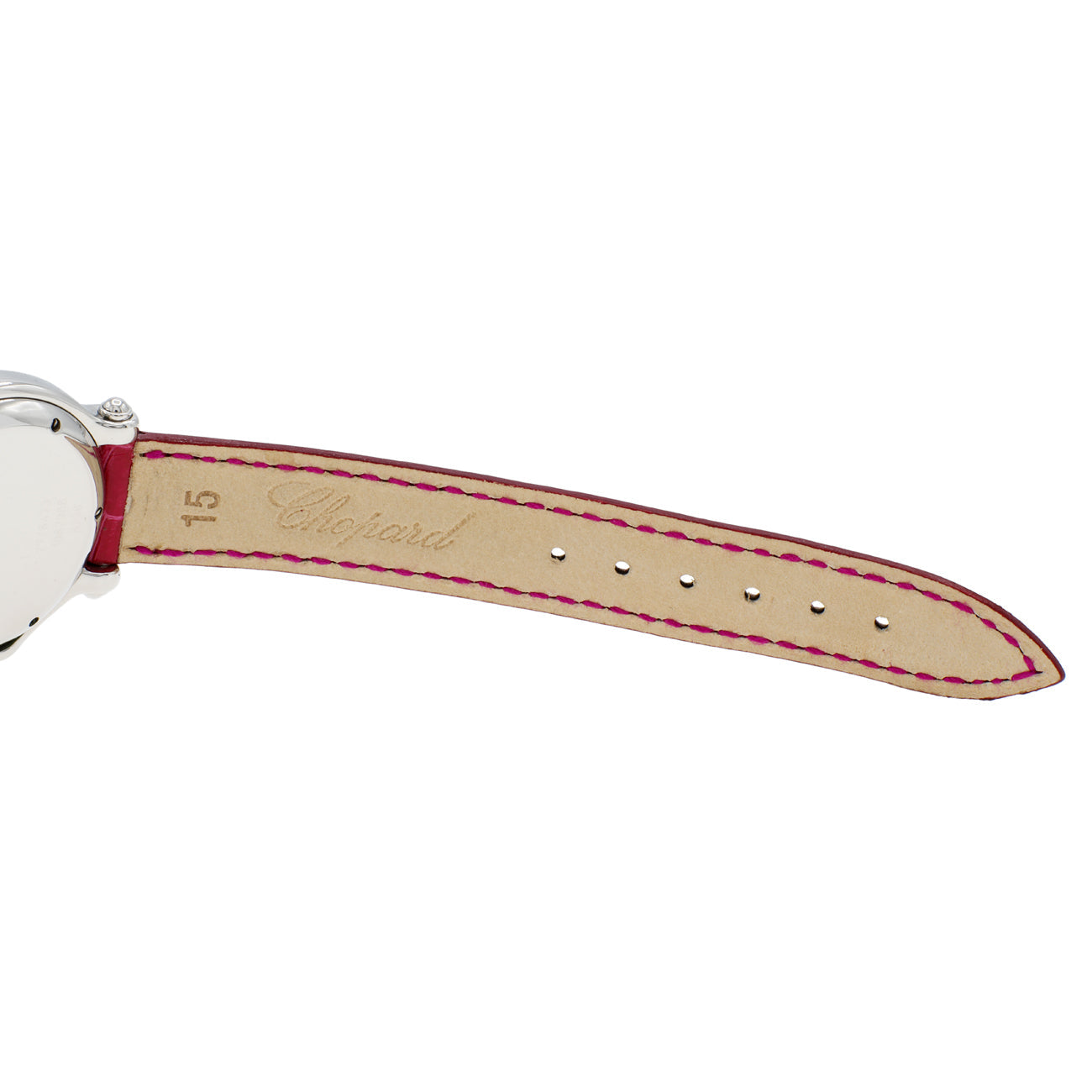 Exclusive Chopard Stainless Steel Happy Sport Watch 27/8423 — Detail View