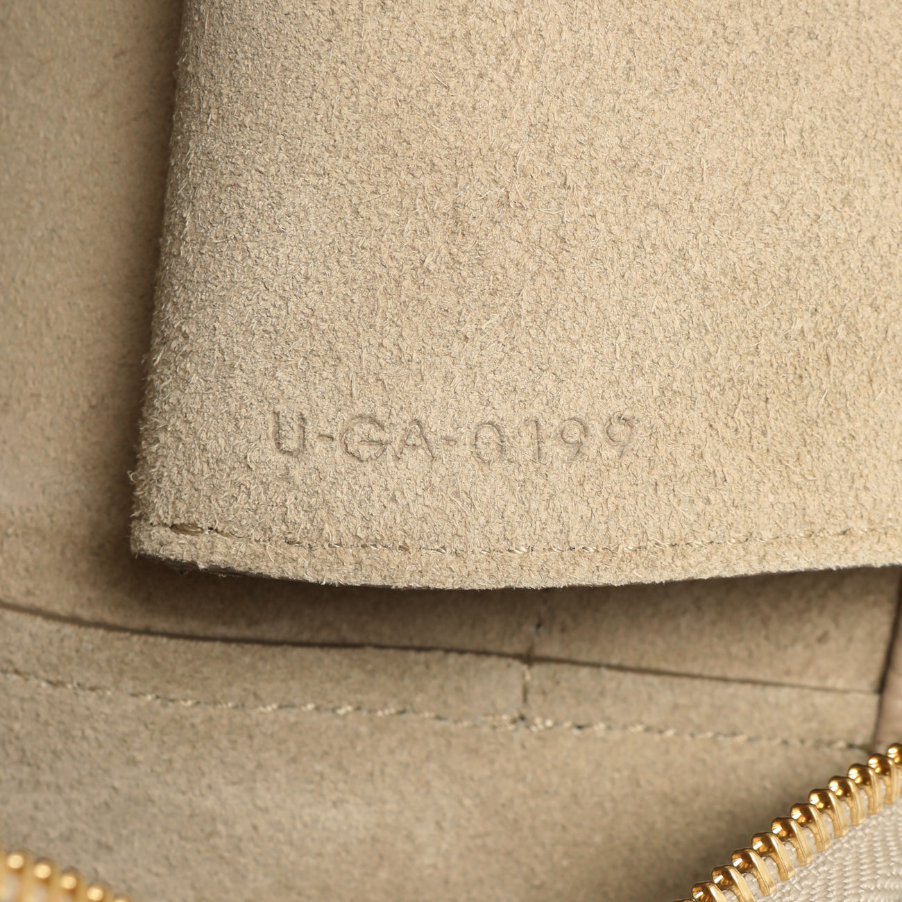Exclusive Celine Light Taupe Grained Calfskin Micro Belt Bag — Alternate View 10