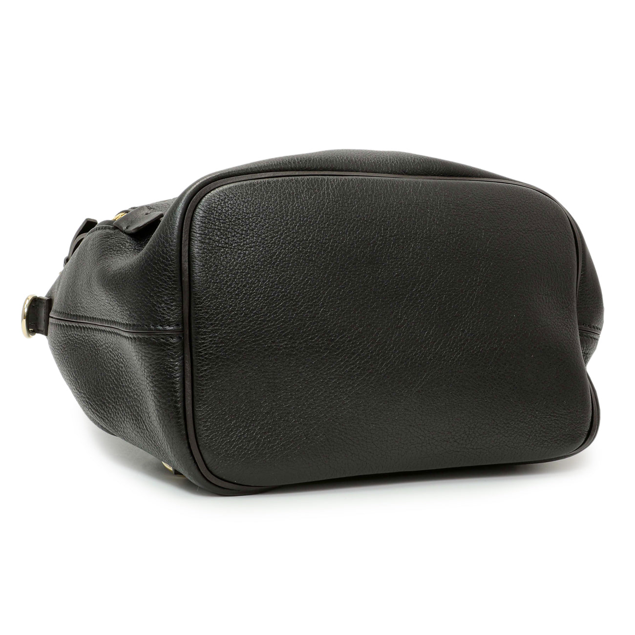 Exclusive Chloe Black Suede Calfskin Small Faye Backpack — Back View