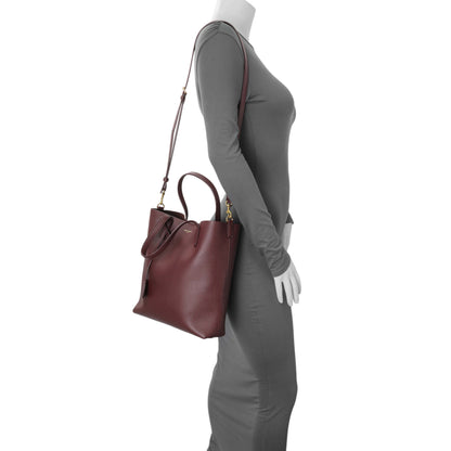 Exclusive Saint Laurent Dark Red Calfskin Toy Shopping Tote — Alternate View 7