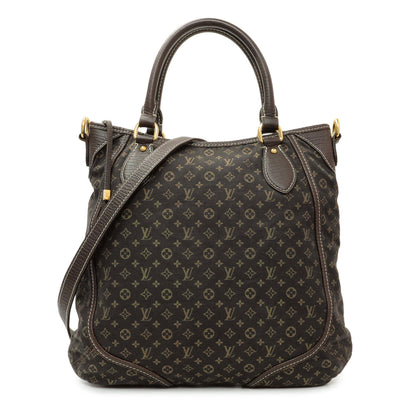 Exclusive Louis Vuitton Ebene Mini Lin Besace Angele — Front View