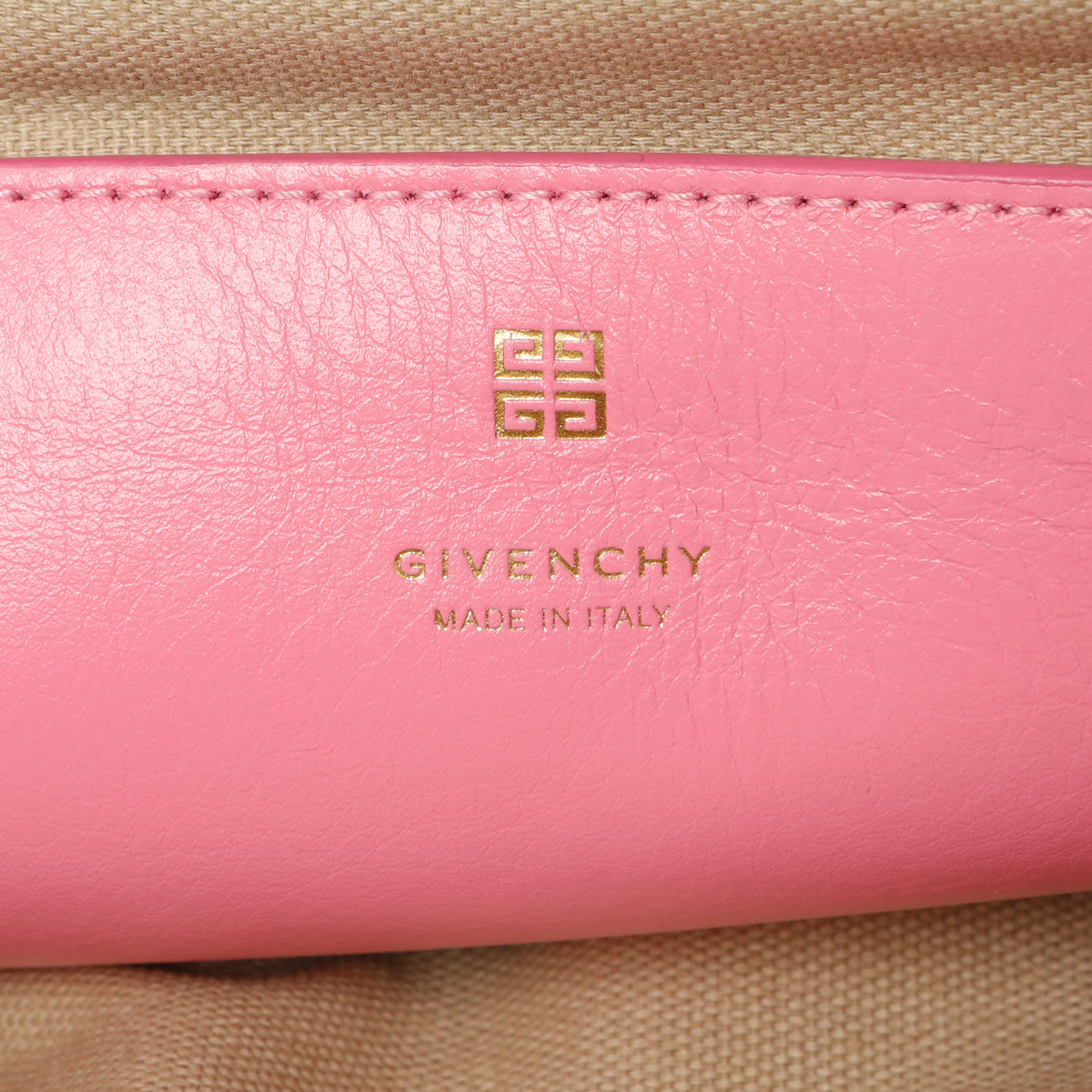 Exclusive Givenchy Pink Calfskin Mini Sport Antigona — Detail View