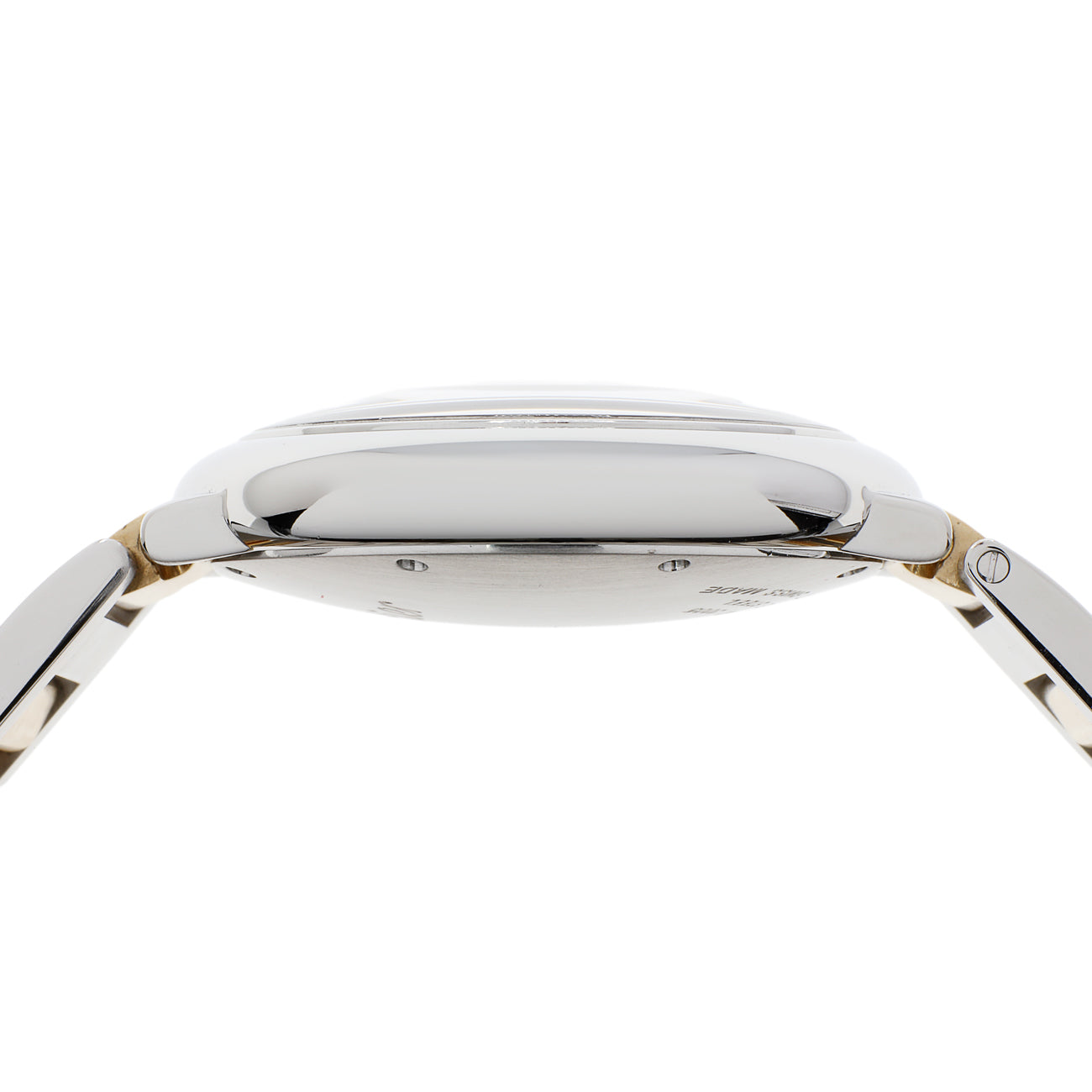 Exclusive Cartier Stainless Steel 18K Yellow Gold Ballon Bleu 36mm W69008Z3 — Back View