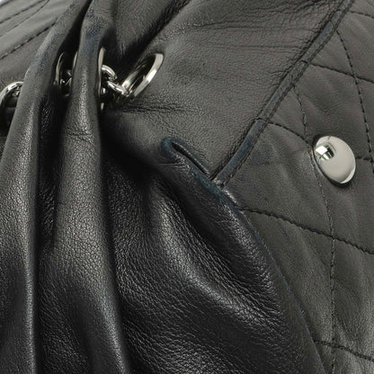 Exclusive Chanel Black Lambskin Timeless Sharpei Tote — Top View