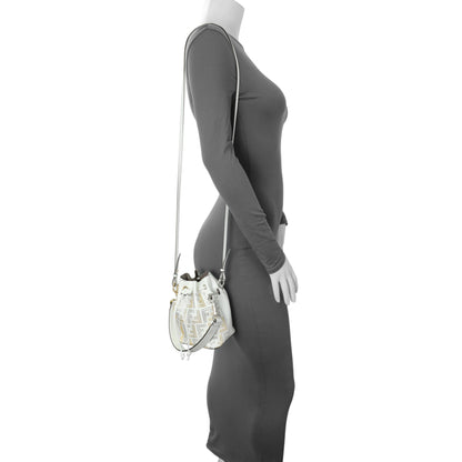 Exclusive Fendi Vitello Liberty F is Fendi Studded Mini Mon Tresor Bucket Bag — Alternate View 7