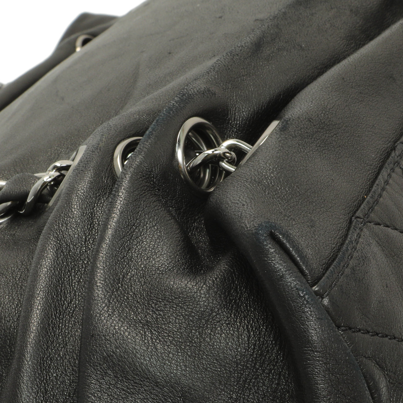 Exclusive Chanel Black Lambskin Timeless Sharpei Tote — Lifestyle View