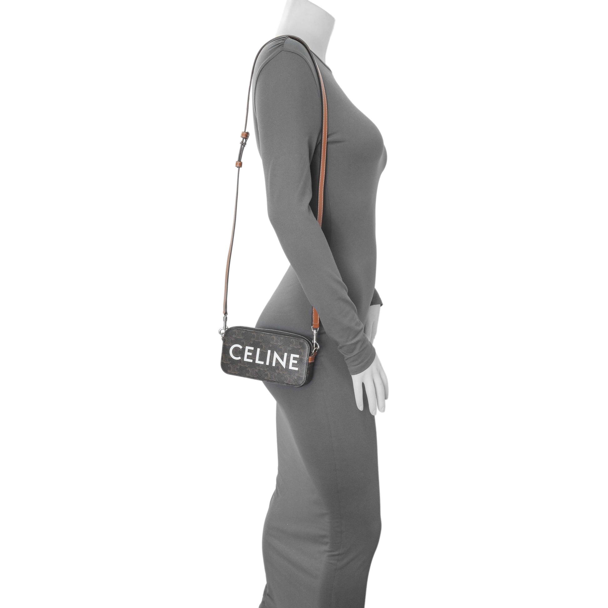 Exclusive Celine Triomphe Horizontal Pouch — Alternate View 9